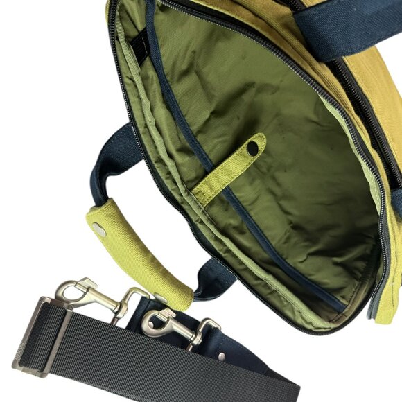 JACK SPADE Greene St. Messenger Bag. Green Canvas, Heavy Industrial. Durable. - Picture 8 of 10